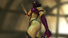 Mortal kombat Mileena low-angle