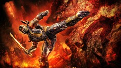 Mortal Kombat video games fire kick Scorpion (character)