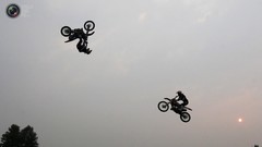 Motocross motorbikes backflip dirt bikes dirt jump supercross