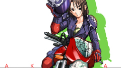Motorbikes anime girls