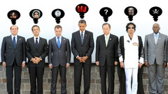 Mouammar Kadhafi funny politics