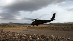 Mountains Aircraft Helicopters military airfield take off NATO 