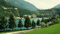 Mountains and Lake in