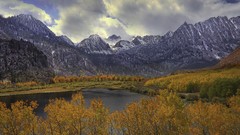 Mountains autumn California june Mono Lake
