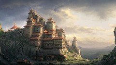 Mountains buildings Daniel Kvasznicza