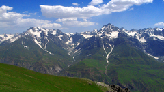 Mountains bump tajik