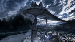 Mountains cityscapes architecture buildings