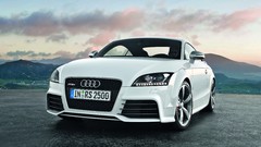 Mountains clouds Audi cars German sports cars German cars white 
