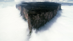 Mountains clouds Landscapes cliffs