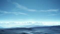 Mountains clouds Landscapes digital