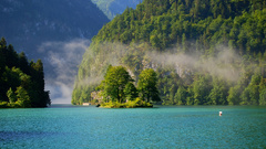 Mountains clouds Landscapes forests