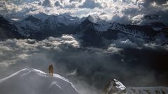 Mountains clouds Landscapes nature