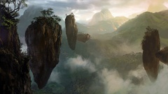 Mountains clouds Landscapes Trees