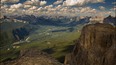 Mountains clouds nature skies
