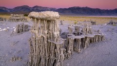 Mountains evening California Sierra Nevada Mono Lake