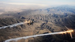 Mountains fighters flares counter-measures