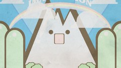 Mountains funny imagination rainbows