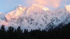 Mountains golden Himalaya nanga parbat