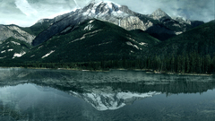 Mountains Landscapes lakes reflections
