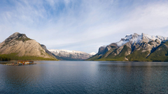 Mountains Landscapes nature cabin