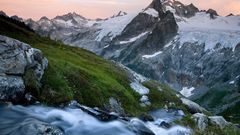 Mountains Landscapes nature snow