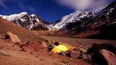 Mountains Landscapes nature tents