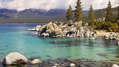 Mountains Landscapes rocks lakes