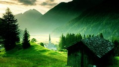 Mountains Landscapes Trees Austria