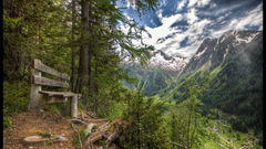 Mountains nature switzerland Wallis