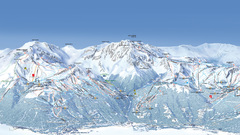 Mountains nature winter snow