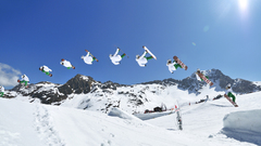 Mountains nature winter snow