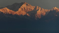 Mountains panorama Himalaya kangchenjunga