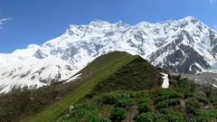 Mountains panorama Himalaya nanga parbat