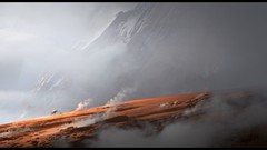 Mountains ridge fantasy art