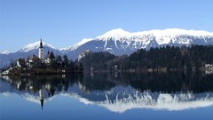 Mountains Slovenia lakes reflections