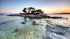 Mountains Trees Islands