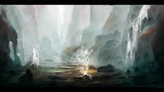 Mountains white bark