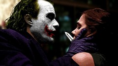 Movies Batman scene The Dark Knight Maggie Gyllenhaal the joker 