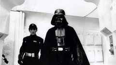 Movies black and white star wars monochrome Darth Vader science 