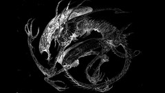 Movies black background science fiction fan art alien xenomorph 