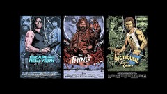 Movies black background The Thing Kurt Russell Escape From New 