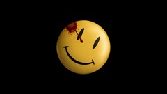 Movies blood Watchmen comics smiley face dc comics The Comedian 