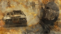 Movies cars grunge masks