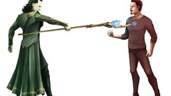 Movies film Green scene dress white background Characters Iron 