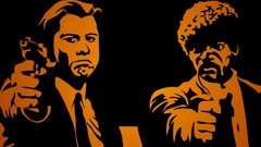 Movies Guns Pulp Fiction John Travolta samuel l jackson vincent 