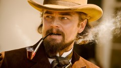 Movies hats Leonardo DiCaprio smoking pipe Django Unchained 