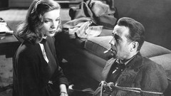 Movies humphrey bogart grayscale Lauren Bacall