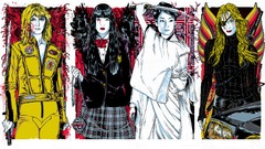 Movies Kill Bill Lucy Liu Uma Thurman school uniforms fan art 