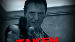 Movies Liam Neeson monochrome movie posters Taken (Movie)