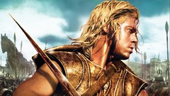 Movies Men Troy Brad Pitt Warriors blondes Achilles
